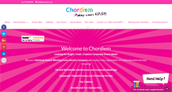 Desktop Screenshot of chordiem.com
