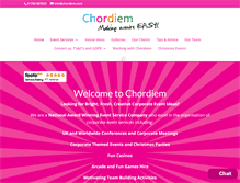 Tablet Screenshot of chordiem.com